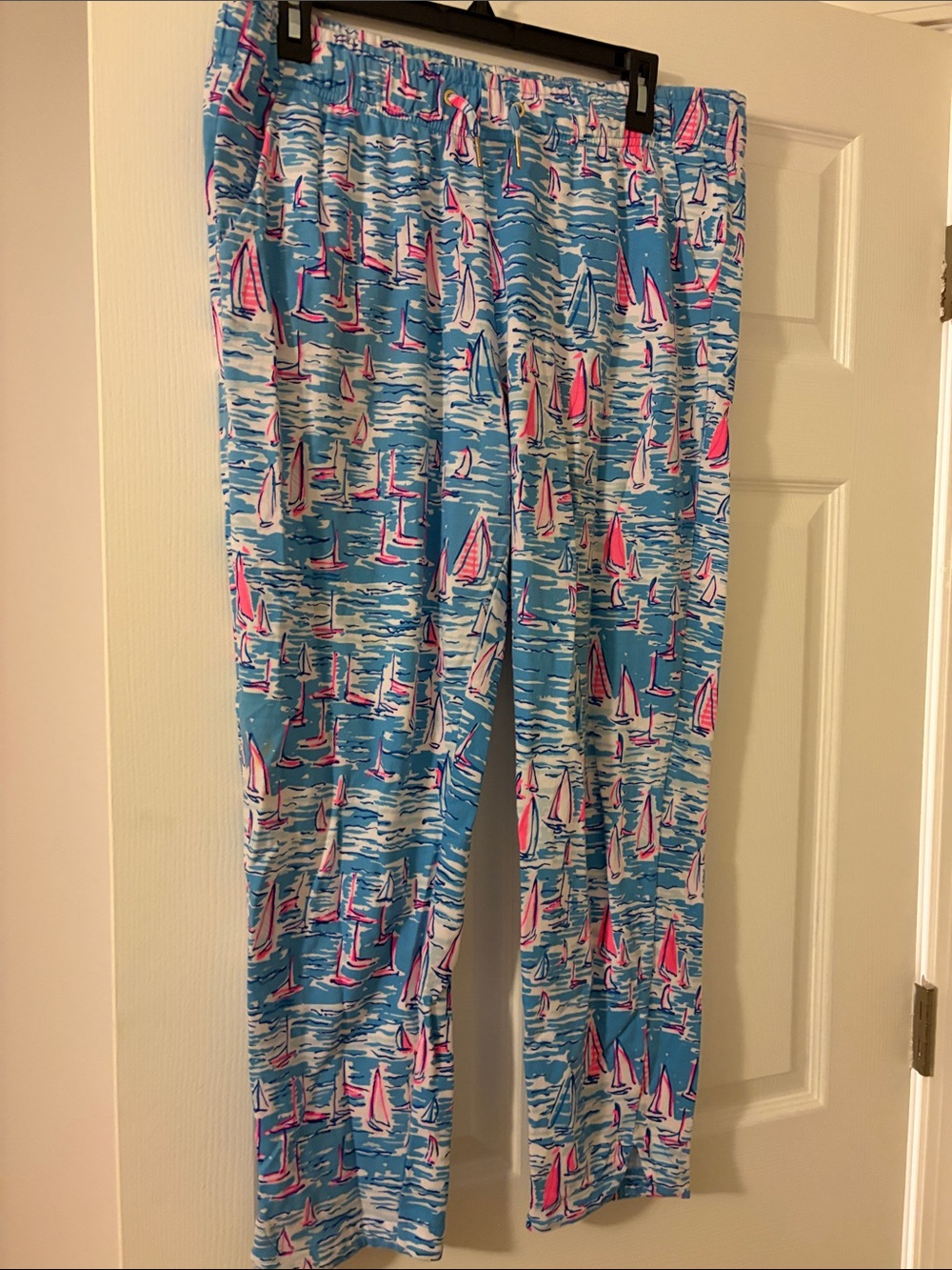 Lilly Pulitzer Blue Sailboat Emora Pants